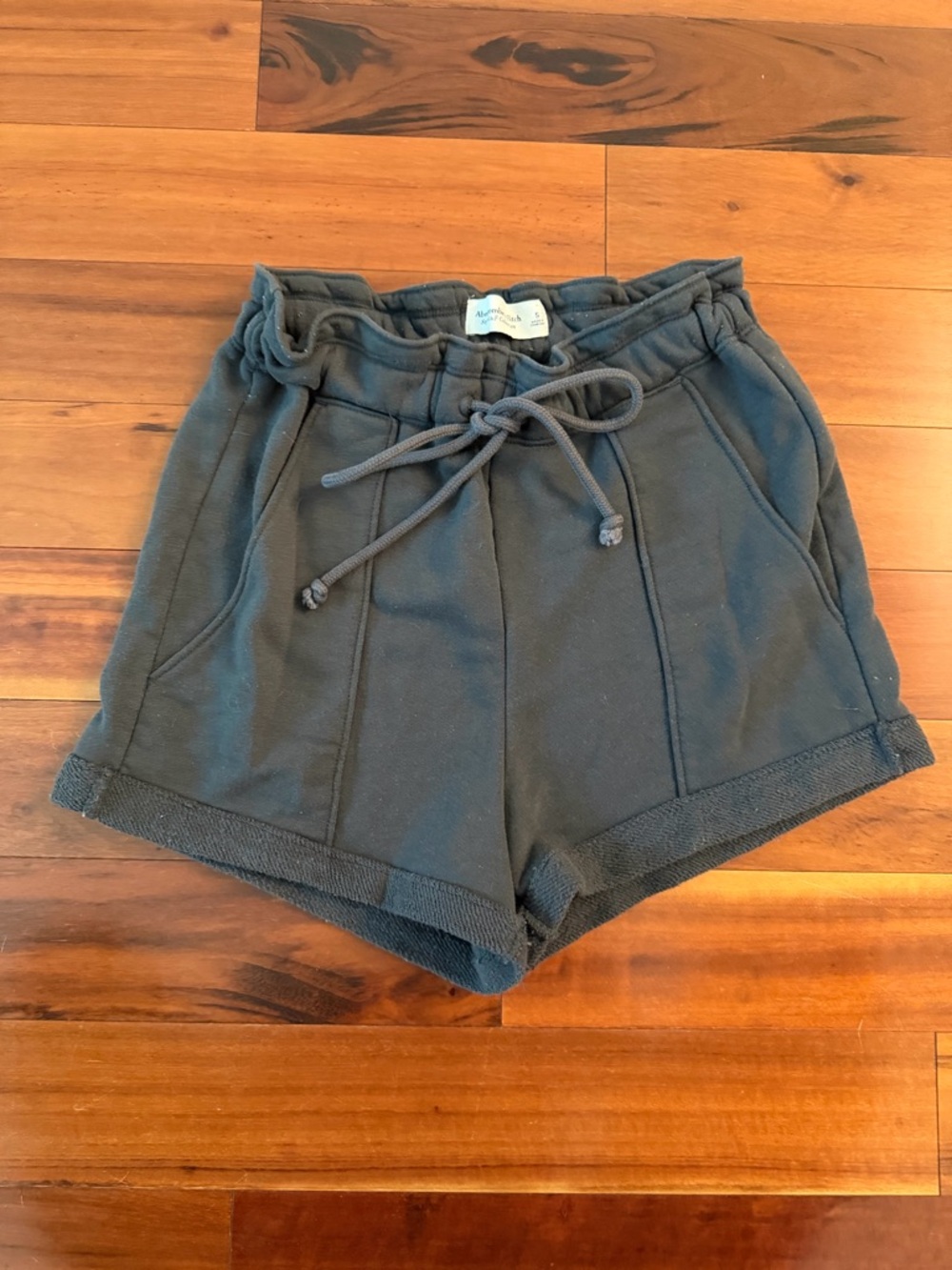 Abercrombie & Fitch Black Athletic Shorts